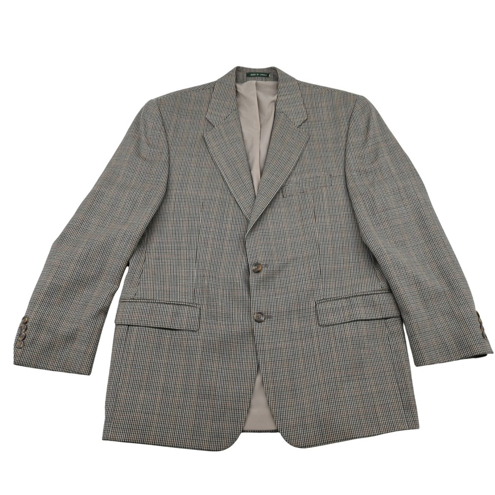 Lauren Ralph Lauren Mens 100% Wool Houndstooth Plaid Blazer Sport Coat Canada